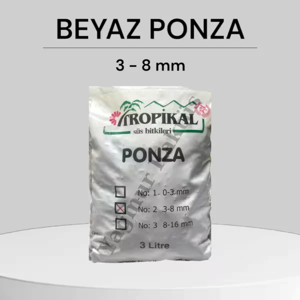 Tropikal Beyaz 3 - 8 mm 3 lt. Ponza