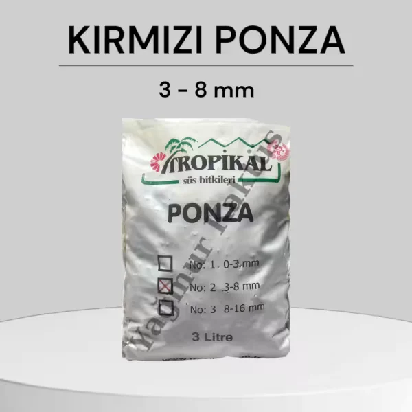 Tropikal Kırmızı 3 - 8 mm 3 lt. Ponza