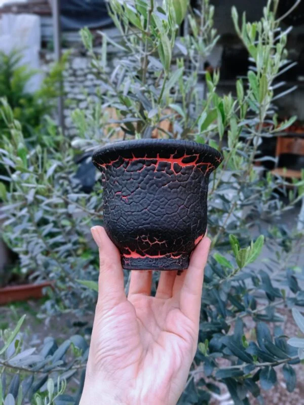 Sır Kaplı Estetik Özel Seramik Saksı