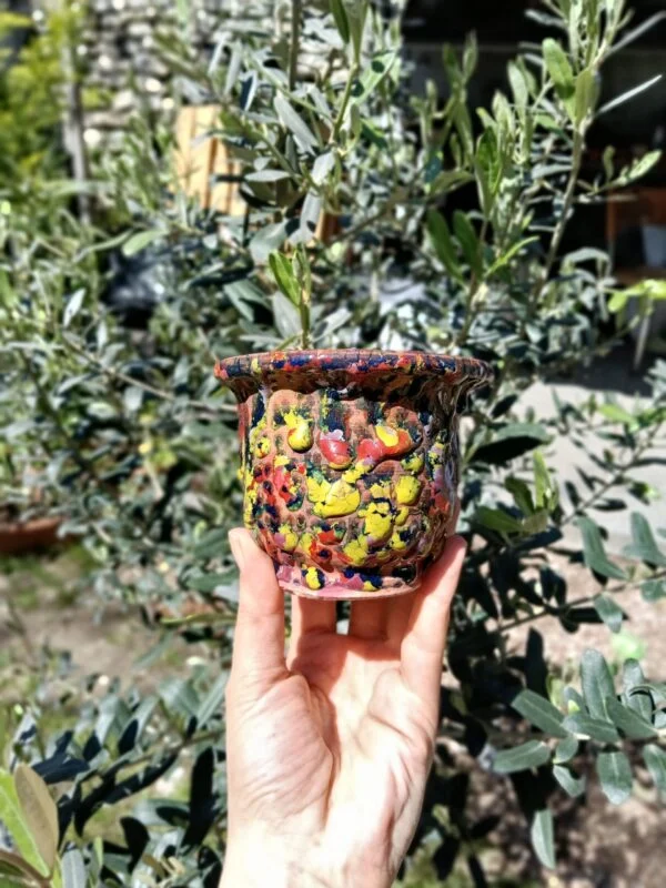 Sır Kaplı Estetik Özel Seramik Saksı
