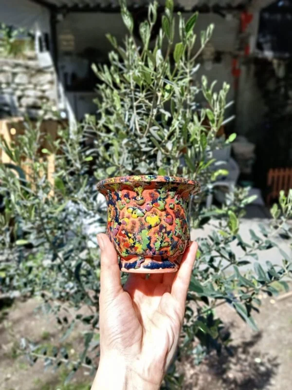 Sır Kaplı Estetik Özel Seramik Saksı